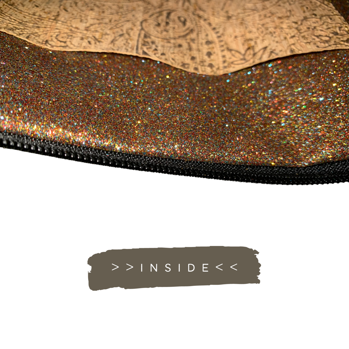 green-goose Kurk Schoudertas - Zilver