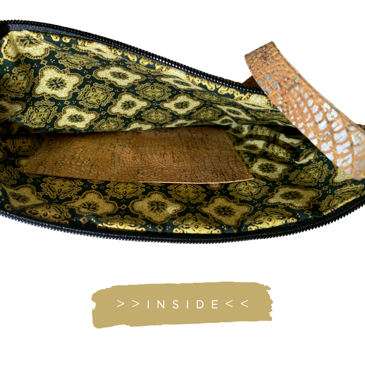 green-goose Kurk Schoudertas - Cirkels