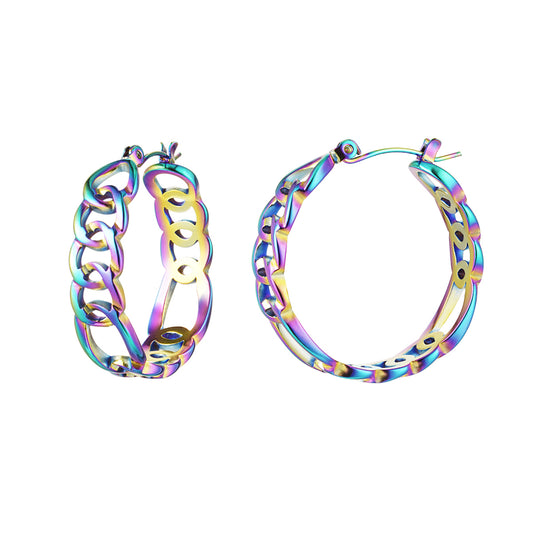 Oorbellen Holografic Hoops