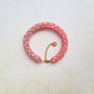 armband met rozenkwarts